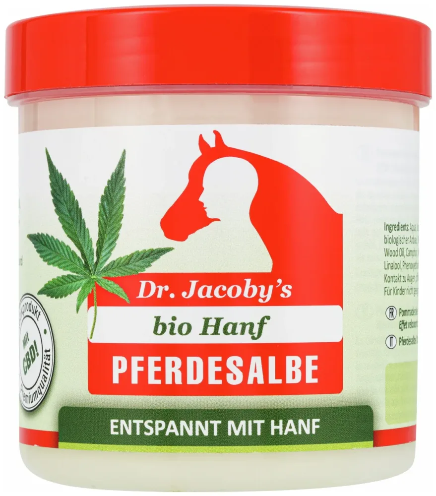 Dr. Jacoby's Pferdesalbe Bio Hanf mit CBD 200 ml