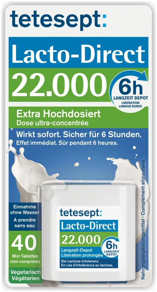 tetesept Laktase 22000 Tablette 40 Stück