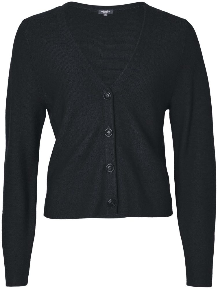 Naturaline Textil Naturaline Damen Cardigan schwarz L