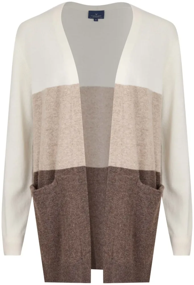 Cashmere Strickjacken braun M