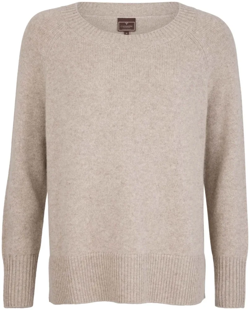 Cashmere Pullover hellbraun XL