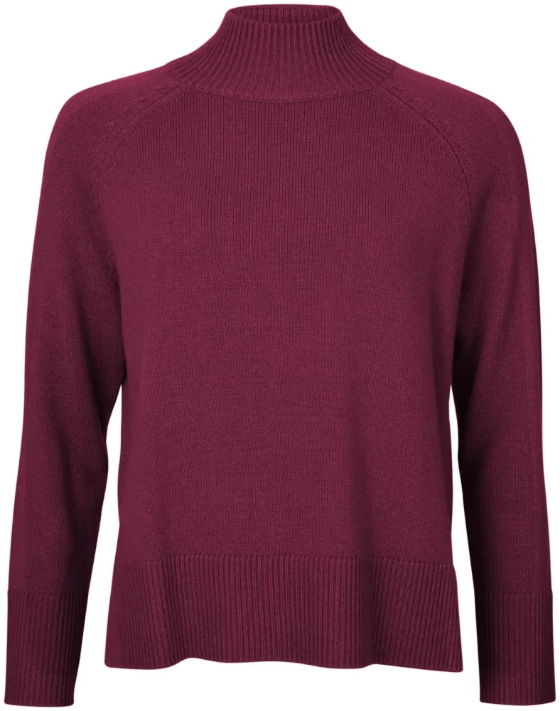 Cashmere Pullover bordeaux M