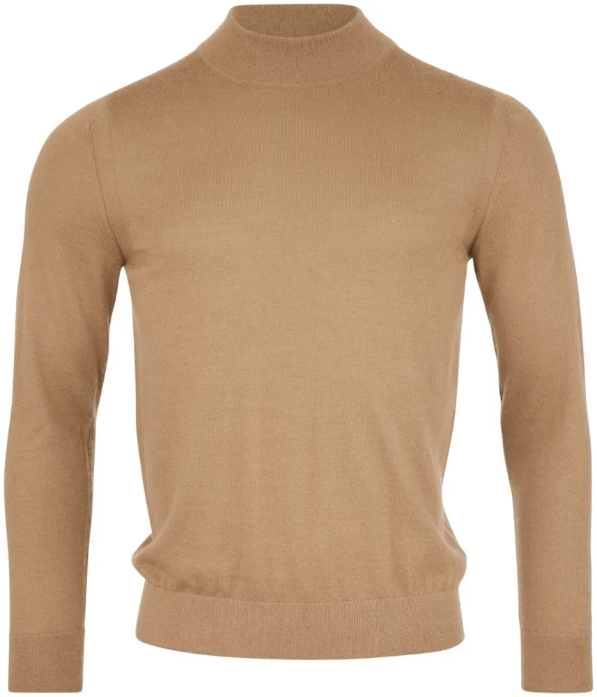 Cashmere Herren Pullover camel XL