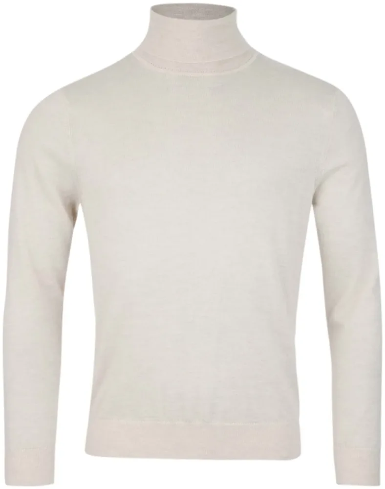 Cashmere Herren Pullover offwhite XL