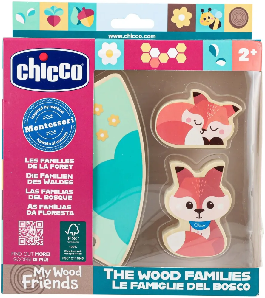 Chicco My Wood Friends - Set 2 Papa Fuchs