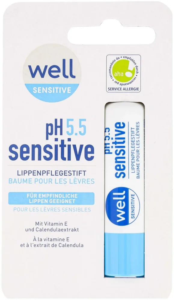 well pH 5.5. Sensitive Lipbalm 4.8g