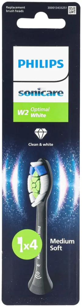 Philips Bürstenköpfe Optimal White Hx6064/88 (4er-Pack)