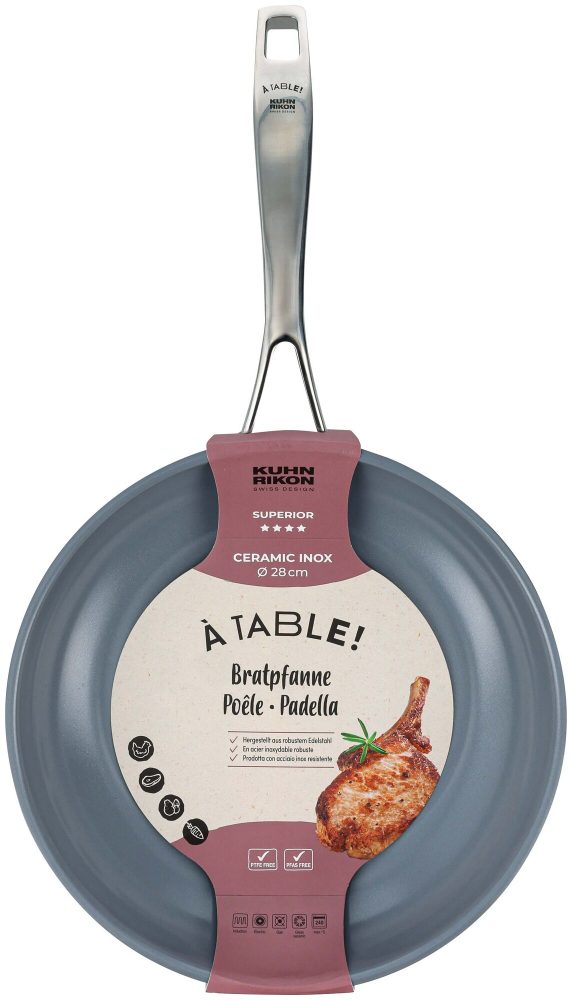 À Table! Bratpfanne Ceramic Inox 28cm