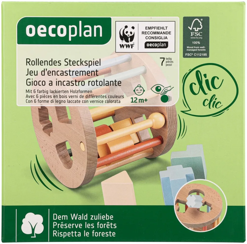 Oecoplan rollendes Steckspiel 12+ Monate