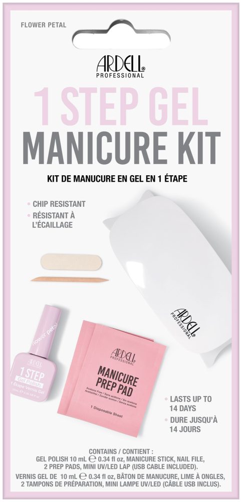 Ardell - 1 Step Gel Polish Starter Kit Flower Petal
