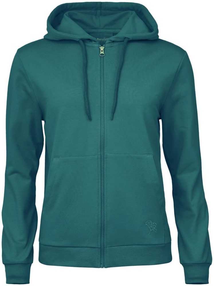 Naturaline Textil Naturaline Damen Hoodie dunkelgrün M