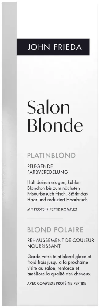 John Frieda Salon Blonde Platinblond Pflegende Farbveredelung 120 ml