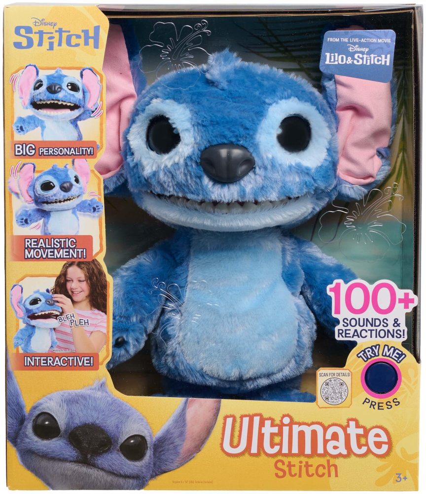 Just Play - Disney Stitch Ultimate Stitch Plüschtier, Blau