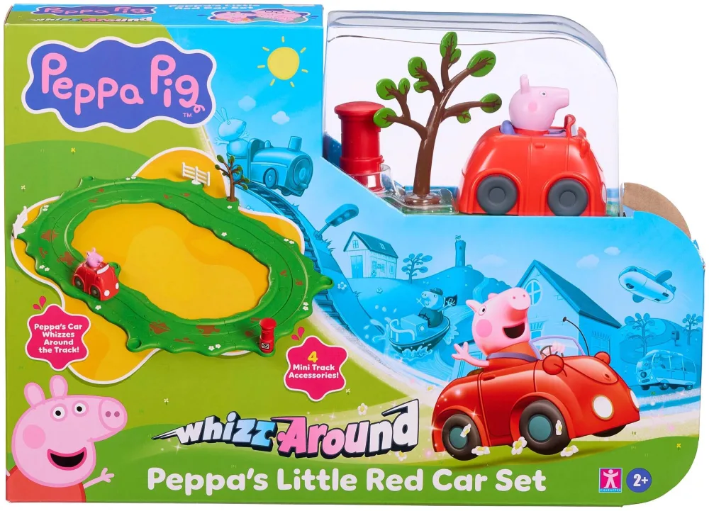 Toy Options Peppa PIG Whizz Around Little RED CAR Play SET