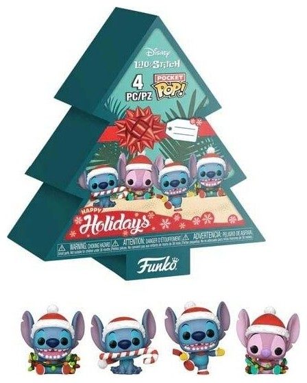 Funko - Weihnachtsbaum Lilo & Stitch, Multicolor
