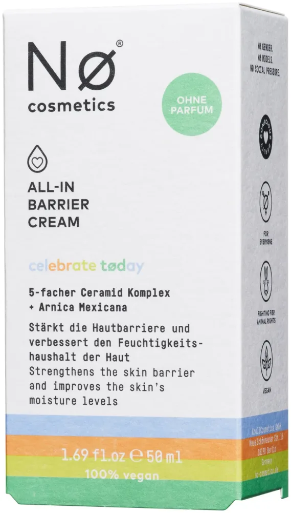 Nø Cosmetics celebrate tøday All-In Barrier Cream
