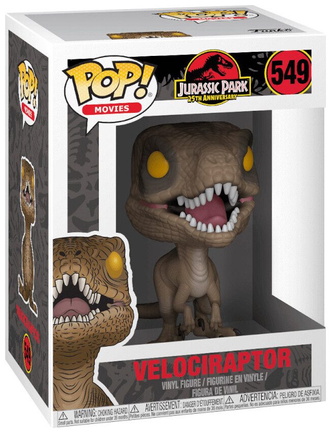Funko POP Movies Jurassic Park Velociraptor 3+ Jahre