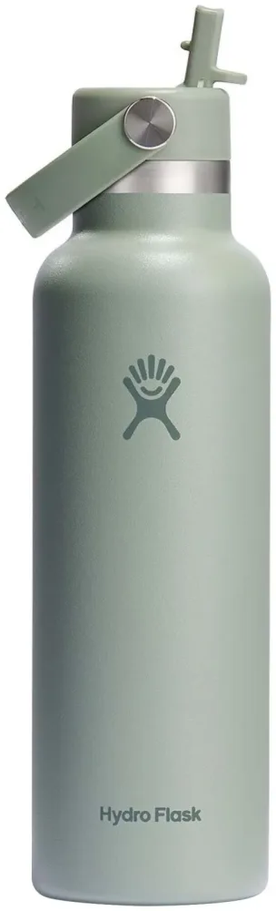 Trinkflasche mit Strohhalm 621ml
