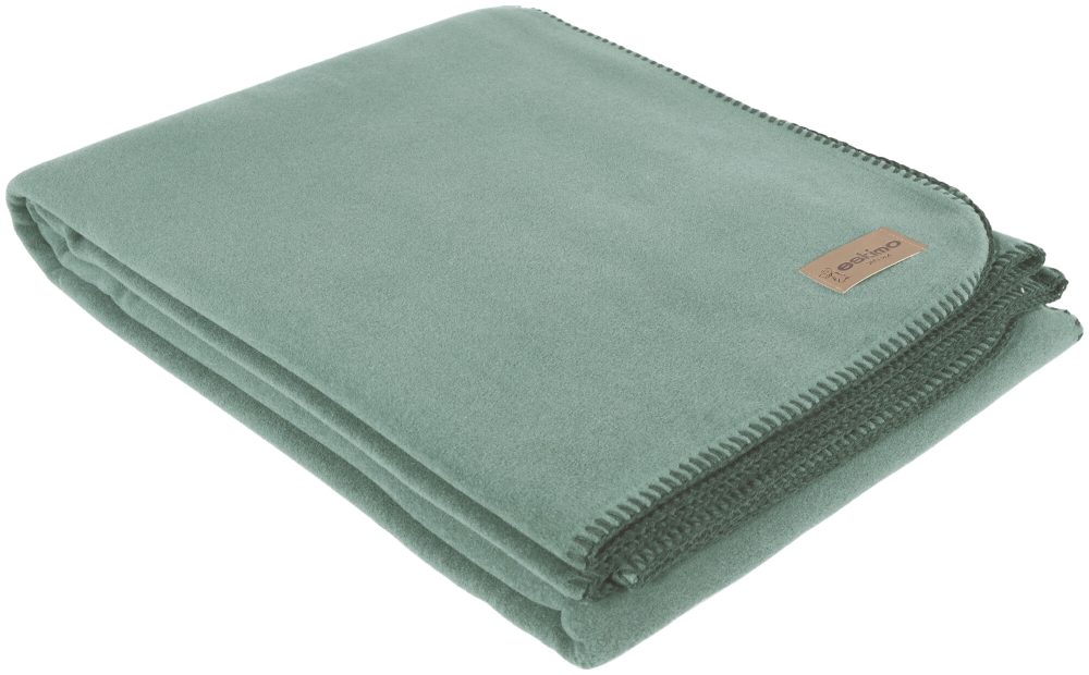 Eskimo Edelvelours Wohndecke salbei 150x200