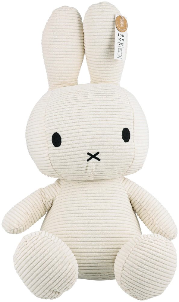 Bon Ton Toys - Miffy Kordsamt weiss, 50 CM