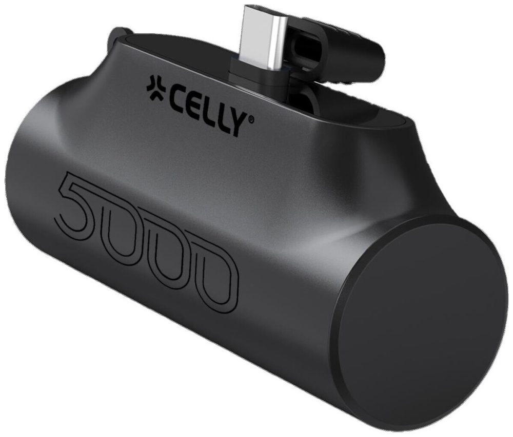 Celly Powerbank Usb-C Plugon 5'000 mAh