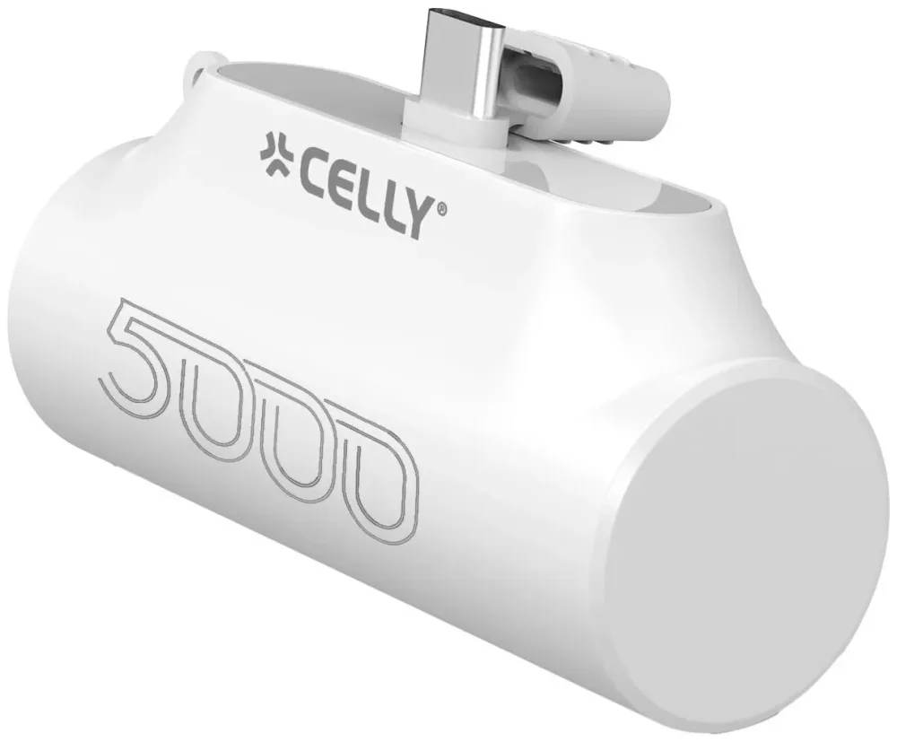 Celly Powerbank Usb-C Plugon 5000 mAh