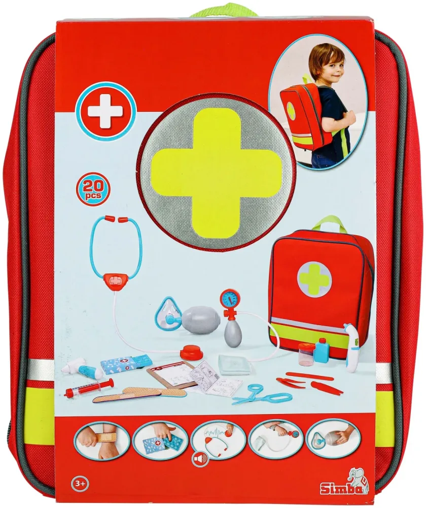 Simba Notarzt Rucksack 3+ Jahre