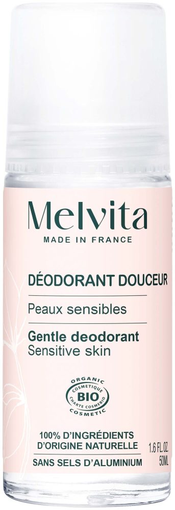 Melvita - Roll-On-Deodorant für empfindliche Haut, 50 ml