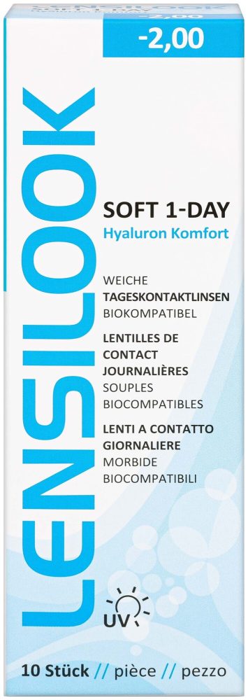 Lensilook Tages-Linsen -2.00 dpt 10 Stück