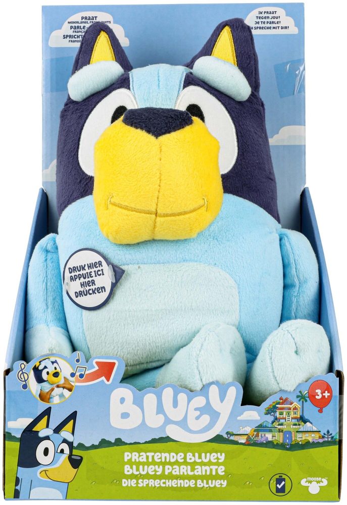 Moose Toys Bluey Talking Plüsch, D/F