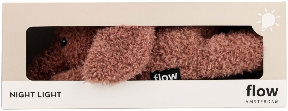 Flow Amsterdam Plüsch Nachtlicht George pink