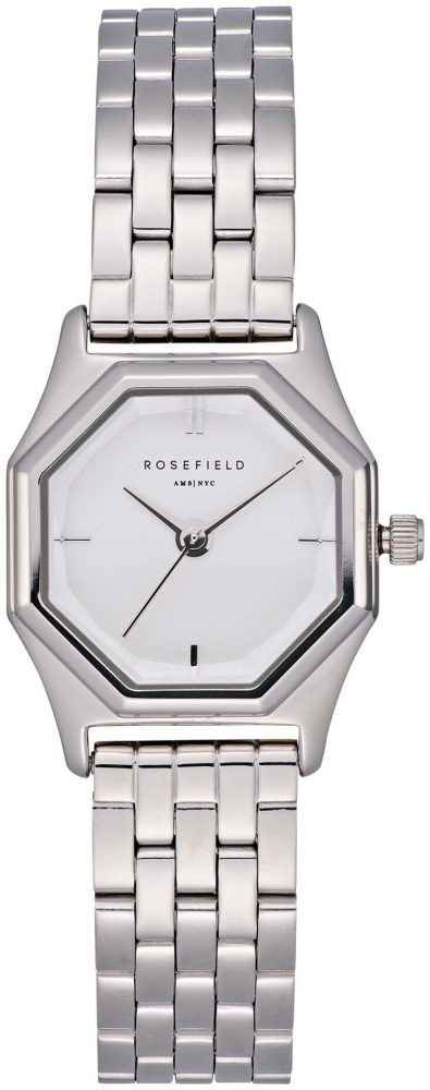 Rosefield - Analoguhr, Gemme, 22mm, Silberfarben