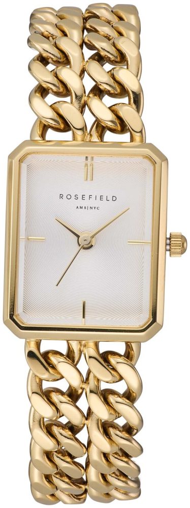 Rosefield - Analoguhr, Octagon XS, 24mm, Goldfarben