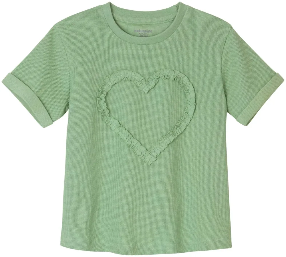 Naturaline Textil Naturaline Kinder T-Shirt grün 134/140