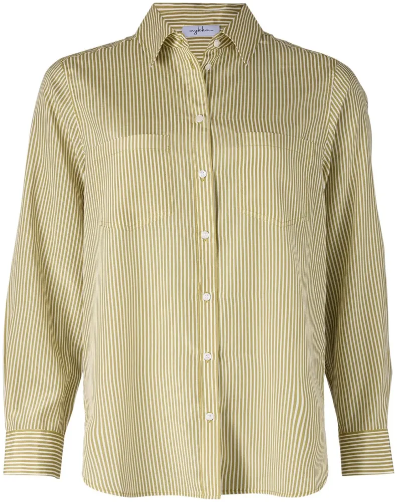 mykka Bluse grün L