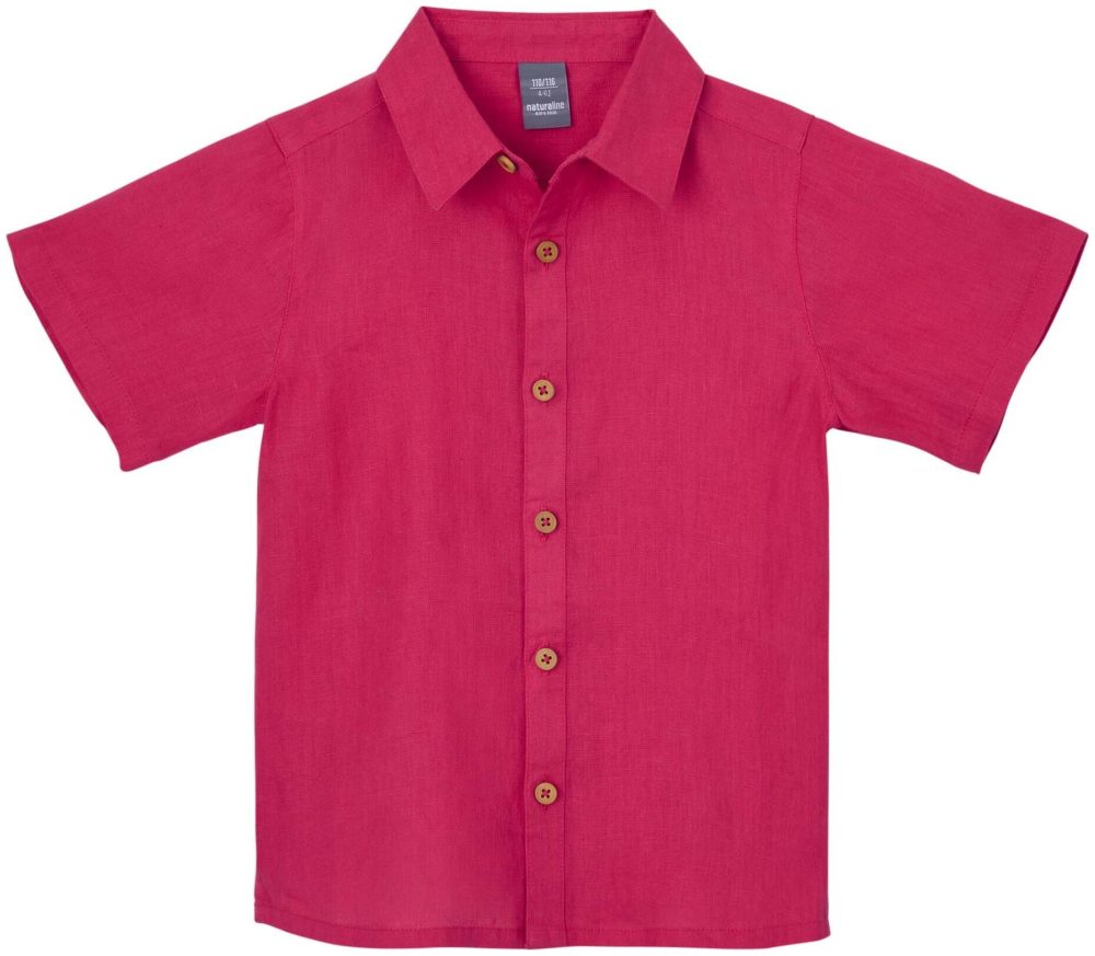 Naturaline Textil Naturaline Kinder Hemd pink 110/116