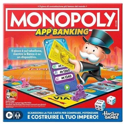Hasbro Monopoly App Banking (Italienisch) 8+ Jahre