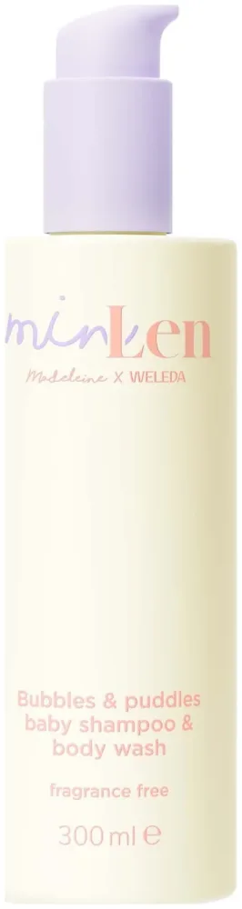 minLen by Madeleine x Weleda Bubbles & Puddles Baby Shampoo & Body Wash 300ml