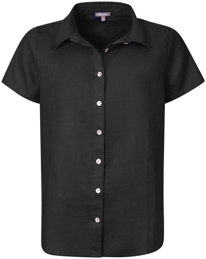 Naturaline Textil Naturaline Damen Bluse schwarz M