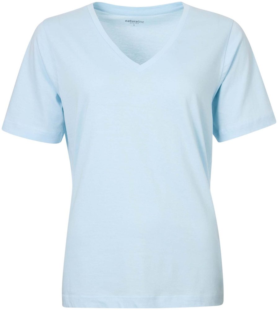 Naturaline Textil Naturaline Damen T-Shirt hellblau L