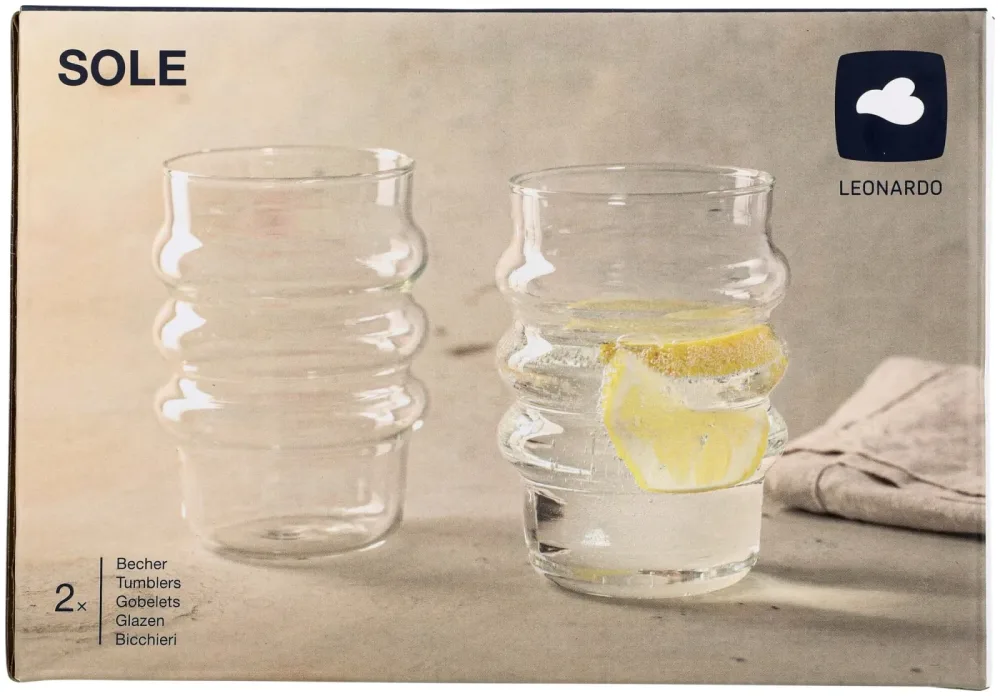 Leonardo Trinkgläser Sole 440ml 2 Stück