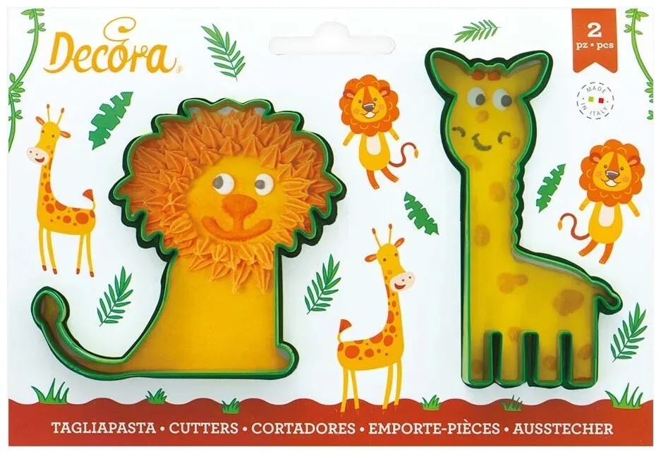 Decora Ausstecher Safari 2tlg