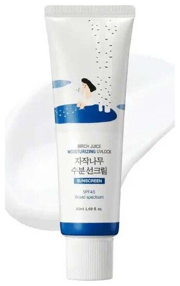Round Lab, Feuchtigkeitsspendender Sonnenschutz mit SPF 50+ Pa++++, 50Ml