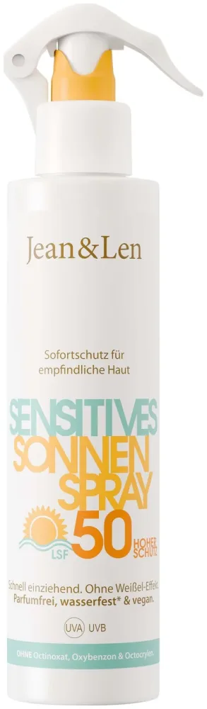 Jean&Len Sensitives Sonnenspray Lsf50 250ml