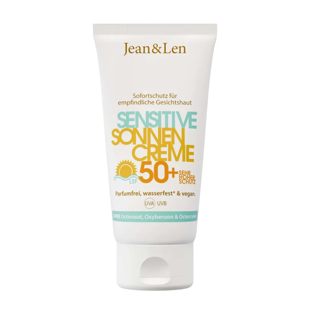 Jean&Len Sonnencreme sensitiv Gesicht Lsf50+ 50ml