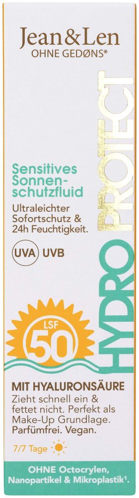 Jean&Len Sens. Sonnenschutzfluid Hydro Lsf50 50ml