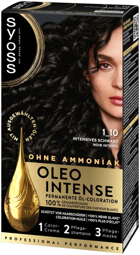 Syoss Oleo Intense Öl-Coloration 1_10 Intensives Schwarz