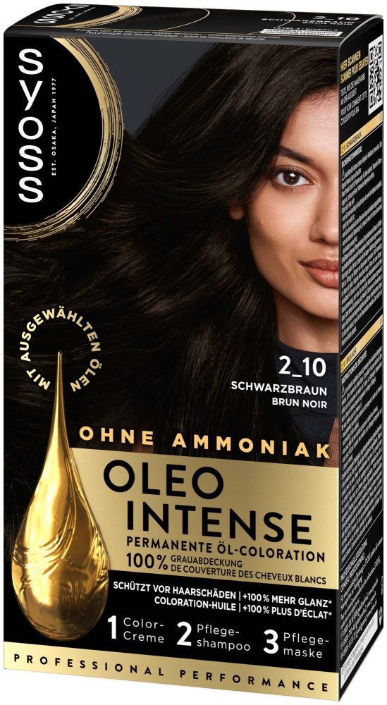 Syoss Oleo Intense Öl-Coloration 2_10 Schwarzbraun