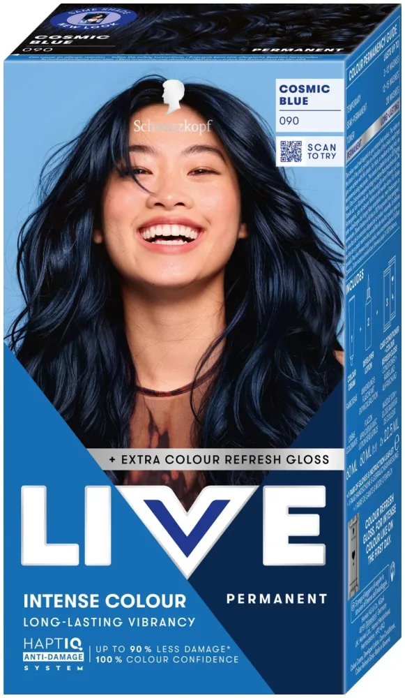 Schwarzkopf Live Intense Colour Haarfarbe 090 Cosmic Blue