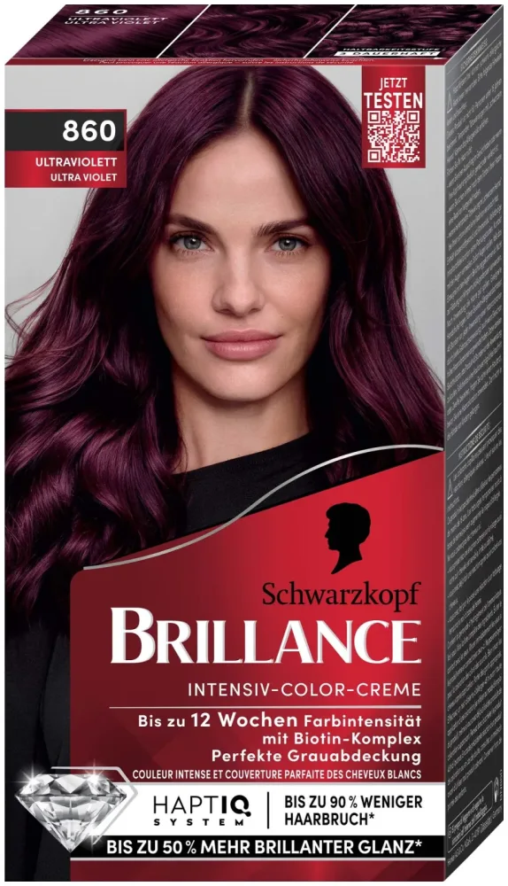 Schwarzkopf Brillance Intensiv-Color-Creme 860 Ultraviolett